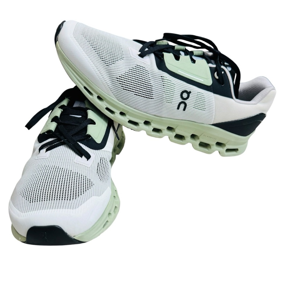 On Running CloudTec Men’s Running Shoes White Green Mesh Sneakers US 11 EU 45